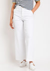 Guess High Rise Wide Leg Jeans, White