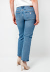 Guess G08 Mid Rise Straight Leg Jeans, Blue