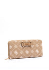 Guess Silia 4G Peony Logo Wallet, Beige