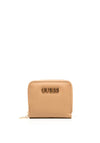 Guess Evie Zip Around Small Wallet, Caramel