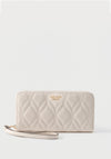 Guess Maxine SLG Large Zip Around Wallet, Off White