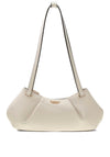 Guess Amorette Medium Satchel Bag, Off White