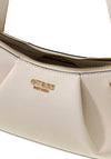 Guess Amorette Medium Satchel Bag, Off White