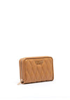 Guess Valla Small Quilted Wallet, Warm Beige