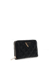 Guess Giully Quilted Medium Wallet, Black