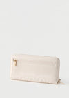 Guess Maxine SLG Large Zip Around Wallet, Off White