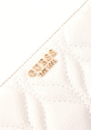 Guess Maxine SLG Large Zip Around Wallet, Off White