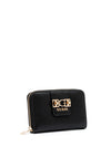 Guess Jane Smooth Medium Zip Wallet, Black
