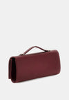 Guess Zalina Top Handle Clutch, Wine