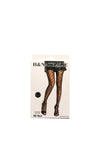 Serafina Collection One Size Animal Print Tights, Black