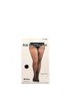 Serafina Collection Curve One Size Polka Dot Tights, Black