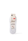 Serafina Collection One Size Invisible Socks, White