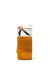 Serafina Collection One Size Rib Fashion Sock, Mustard