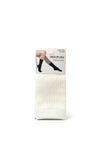 Serafina Collection One Size Rib Fashion Sock, White