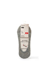 Serafina Collection One Size Invisible Socks, Grey