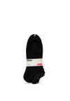 Serafina Collection One Size 3 Pack Trainer Sock, Black