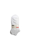 Serafina Collection One Size 3 Pack Trainer Sock, White