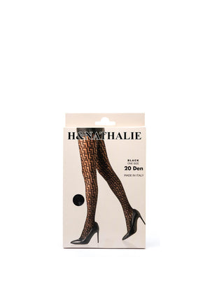 Serafina Collection Print One Size Tight, Black