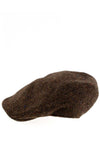 Hanna Hats Vintage Fleck Tweed Cap, Brown