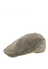 Hanna Hats Vintage Fleck Herringbone Tweed Cap, Beige