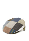 Hanna Hats Donegal Touring Patchwork Linen Cap, Multi
