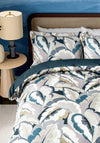 Harlequin Calathea Printed Tropical Duvet Cover Set, Cornflower