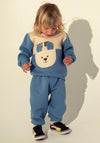 Hashtag Baby Boy Just Be Two Piece Tracksuit, Blue
