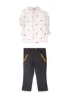 Hashtag Baby Boy 3 Piece Outfit, Blue