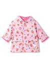 Hatley Baby Girl Berries Waterproof Jacket, Pink