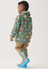 Hatley Boy Off Roading Waterproof Rain Jacket, Green