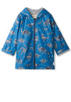 Hatley Boy Dino Waterproof Rain Jacket, Blue