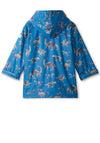 Hatley Boy Dino Waterproof Rain Jacket, Blue
