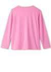 Hatley Girl Gathered Long Sleeve Active Top, Pink