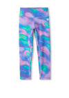 Hatley Girl Lava Lamp Active Leggings, Purple