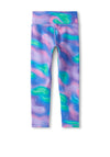 Hatley Girl Lava Lamp Active Leggings, Purple