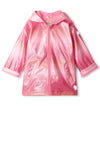 Hatley Girls Summer Glitter Waterproof Rain Jacket, Pink
