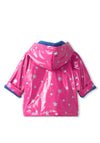 Hatley Baby Girls Glitter Stars Raincoat, Pink