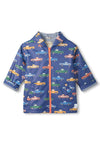 Hatley Mini Boy Trucks Waterproof Raincoat, Navy