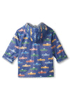 Hatley Mini Boy Trucks Waterproof Raincoat, Navy