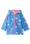 Hatley Mini Girl Ballet Waterproof Rain Jacket, Blue