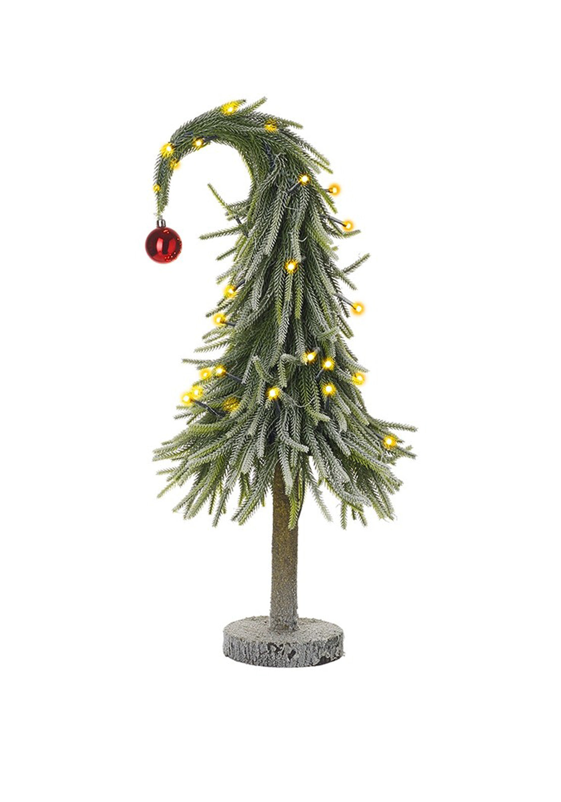 Heaven Sends Large Light Up Bending Christmas Tree