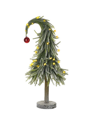 Heaven Sends Large Light Up Bending Christmas Tree