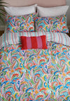 Helena Springfield Budding Brights Penny Paisley Duvet Set, Multi Coloured