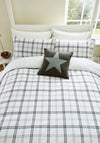 Helena Springfield Hunter’s Check Duvet Cover Set, Grey