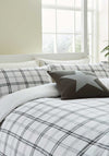 Helena Springfield Hunter’s Check Duvet Cover Set, Grey