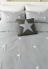 Helena Springfield Tufted Star Duvet Set, Grey