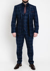 Herbie Frogg Mayfair Check Three Piece Suit, Navy