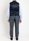 Herbie Frogg Blue Check Three Piece Suit, Grey