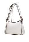Hispanitas Patent Crossbody Hobo Bag, Natural