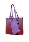 Hispanitas Mesh Ombre Shopped Bag, Violet & Scarlet